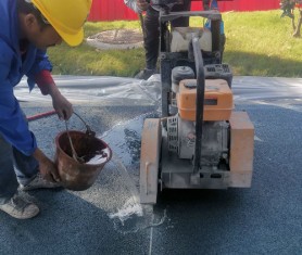 深圳交通綜治透水道路施工中！