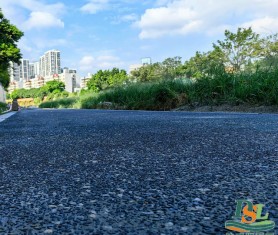 露骨料透水混凝土路面